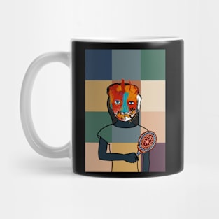 Stellar Star Digital Collectible - Character with FemaleMask, StreetEye Color, and BlueSkin on TeePublic Mug